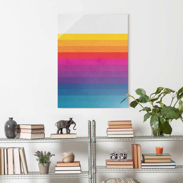 Obrazy nowoczesny Retro Rainbow Stripe
