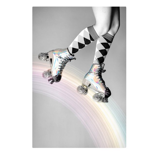 Obrazy Rollerblades On Rainbow