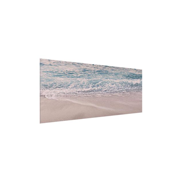 Obrazy na szkle krajobraz Plaża Róży Złotej o poranku