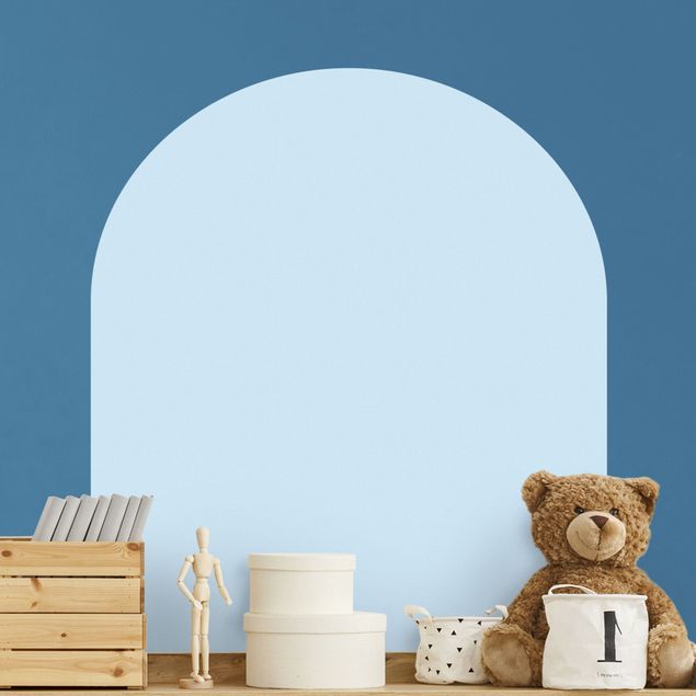 Naklejki na ścianę wzory Round Arch - Pastel Blue
