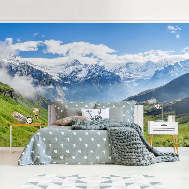 Fototapety góry Szwajcarska panorama alpejska