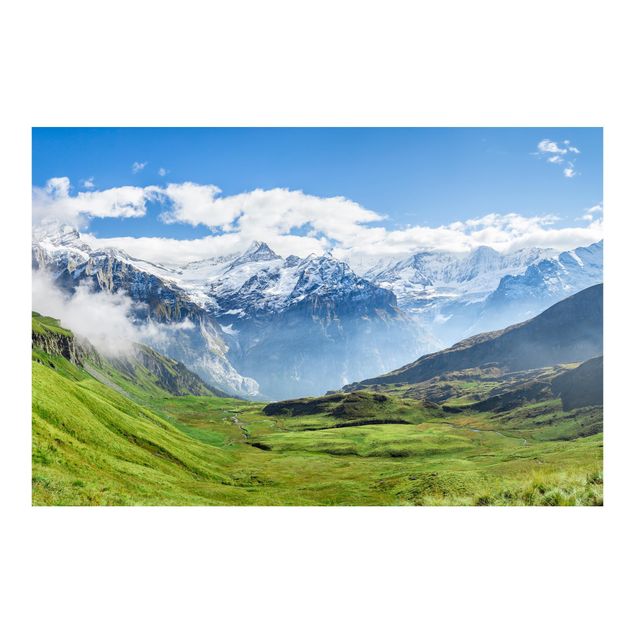 Fototapety Szwajcarska panorama alpejska