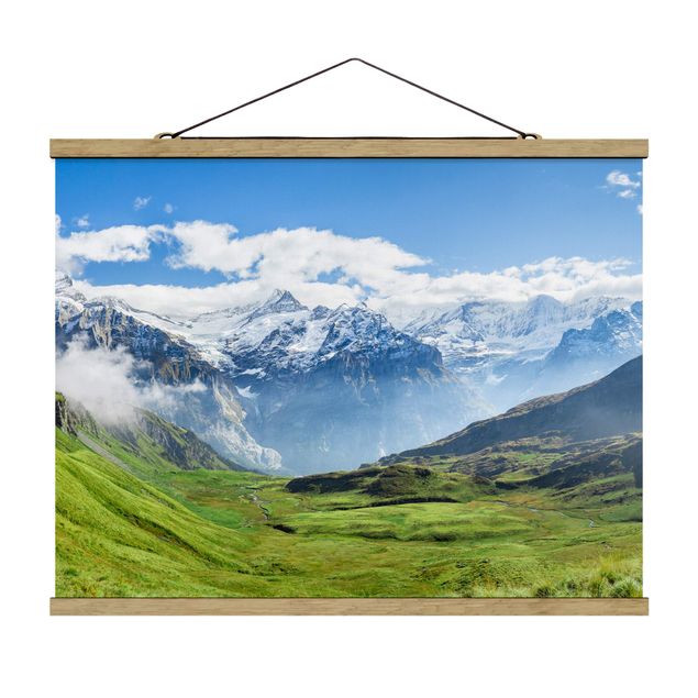 Obrazy nowoczesny Szwajcarska panorama alpejska