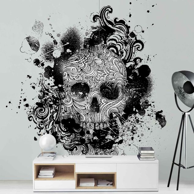 Abstrakcja tapeta Skull