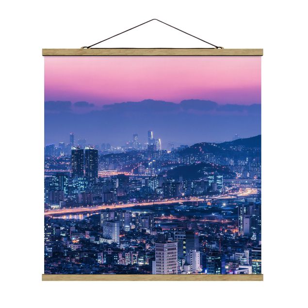 Nowoczesne obrazy Skyline of Seoul