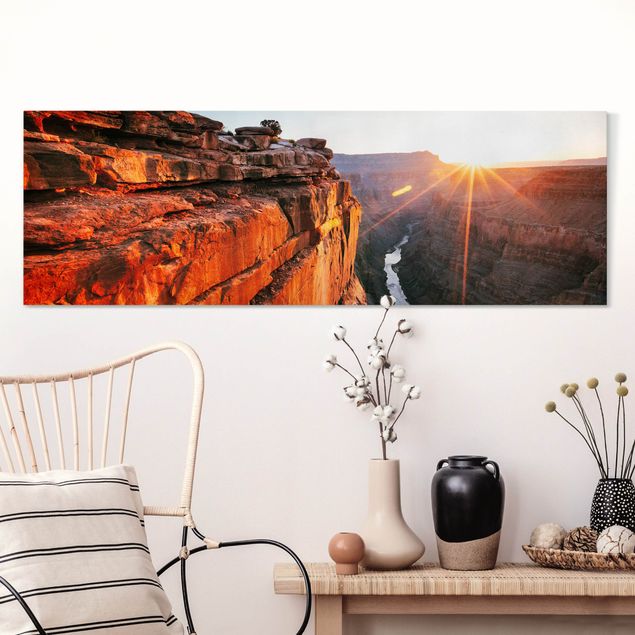 Obrazy na płótnie Ameryka Słońce w Wielkim Kanionie