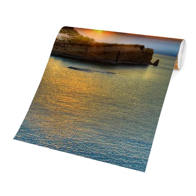 Fototapety 3d krajobrazy Zachód słońca na Korfu