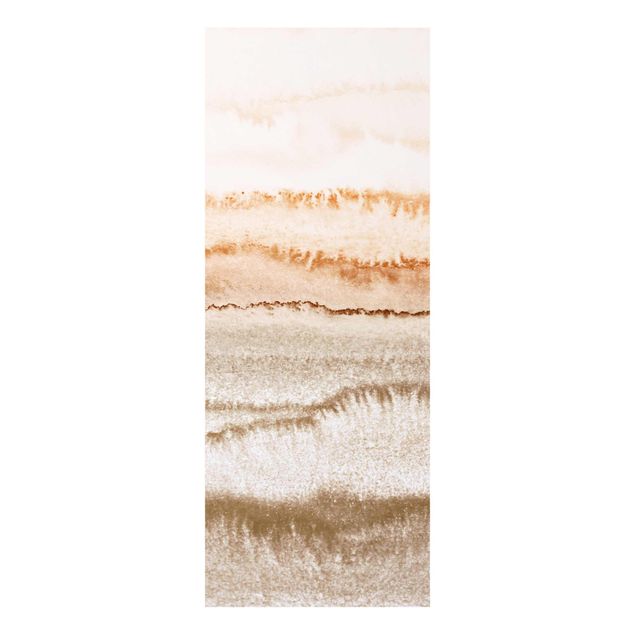 Obraz brązowy Gra kolorów Szum morza w sepii
