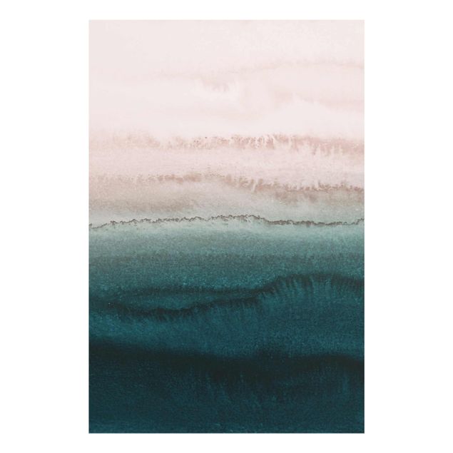 Niebieskie obrazy Gra w kolory Dźwięk oceanu