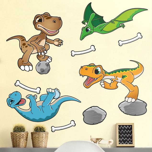 Pokój niemowlęcy i dziecięcy  Zabawa w przyjaciół dinozaurów