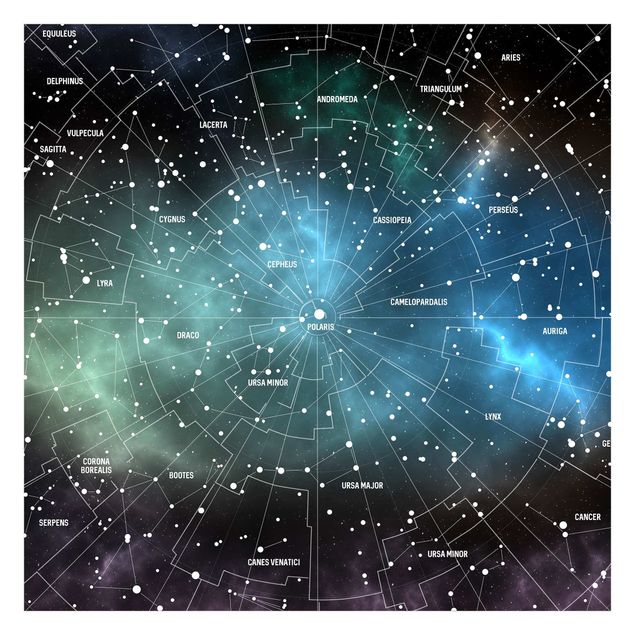 Tapeta - Obrazy gwiazd Mapa mgławic galaktyk