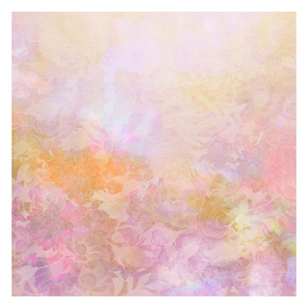 Fototapeta Promienny kwiatowy sen w pastelowym kolorze