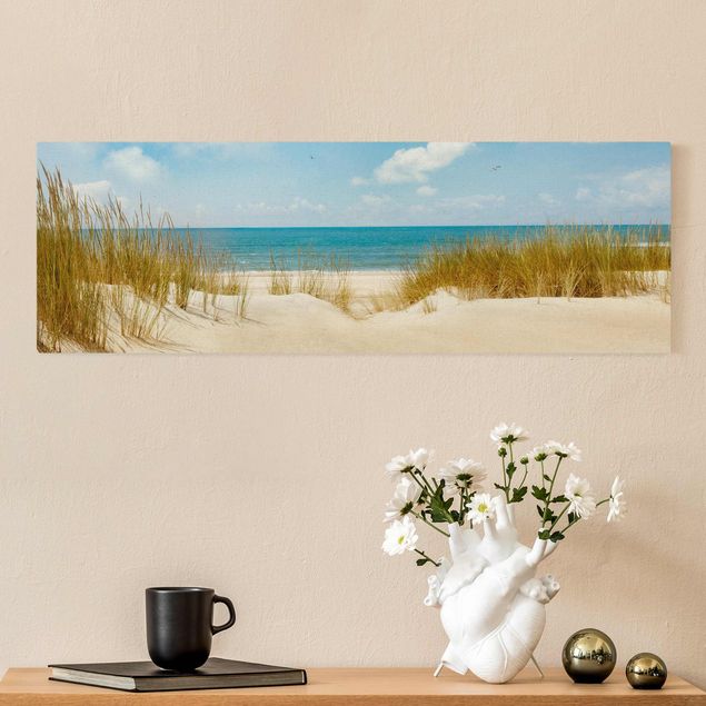Obrazy do salonu Plaża nad Morzem Północnym
