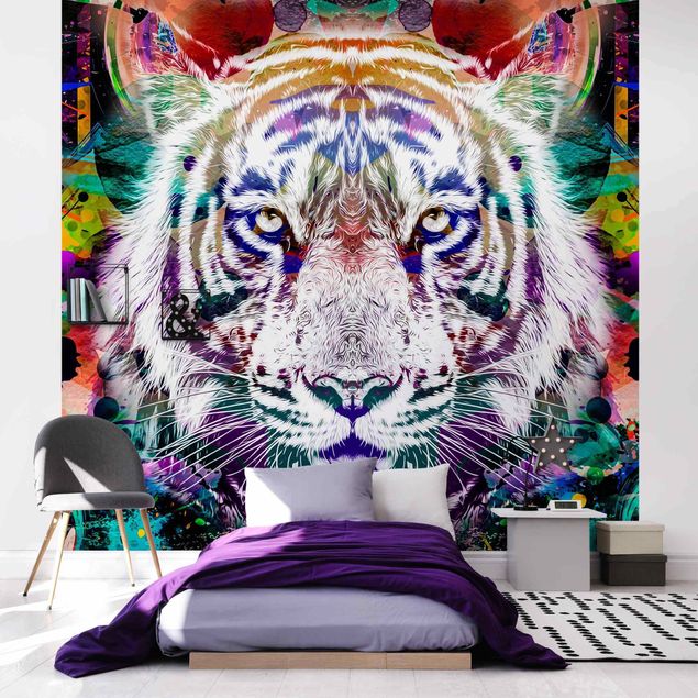 Tygrys tapeta Street Art Tiger