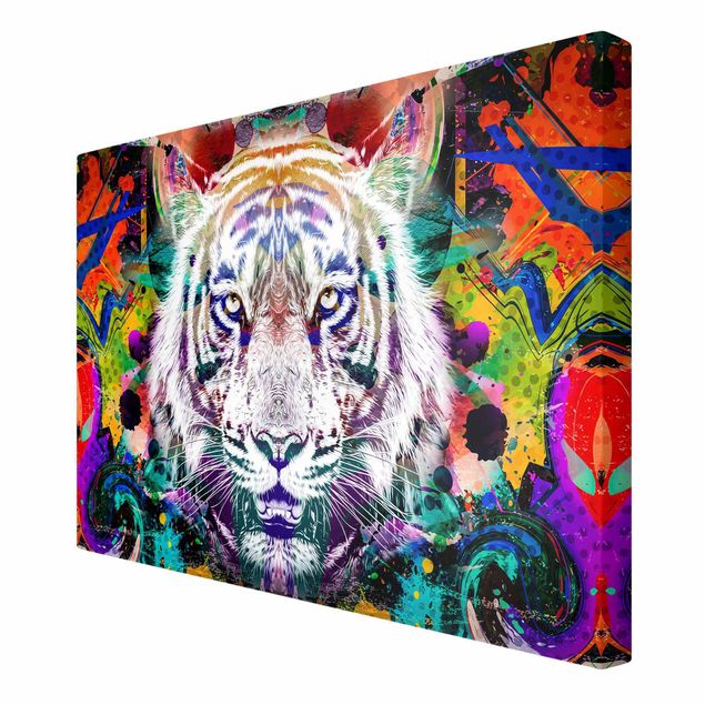 Obraz z tygrysem Street Art Tiger
