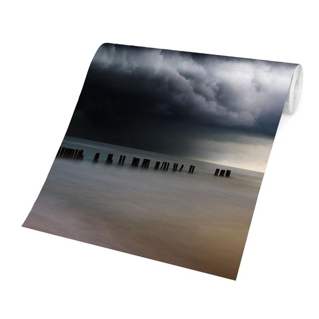 Tapeta ścienna Chmury burzowe nad Morzem Bałtyckim