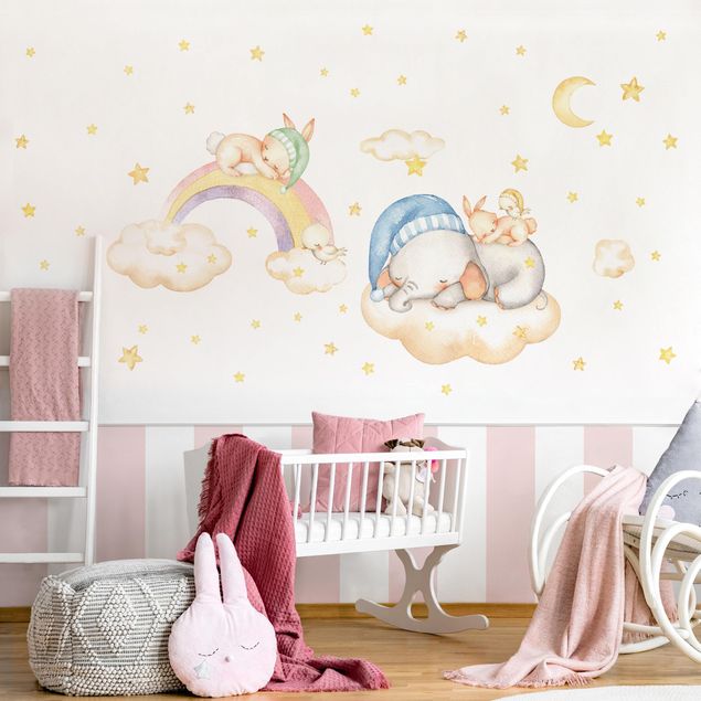 Pokój niemowlęcy Zestaw słodkich snów chmurki gwiazdki