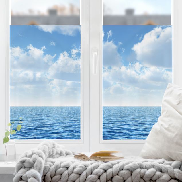 Folia okienna do sypialni Lśniący ocean