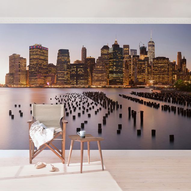 Modne fototapety Widok na panoramę Manhattanu