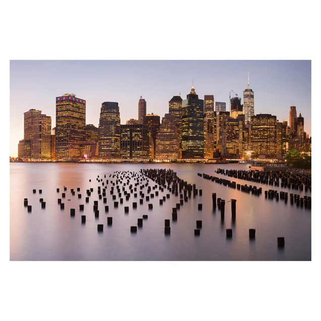 Fototapety Widok na panoramę Manhattanu