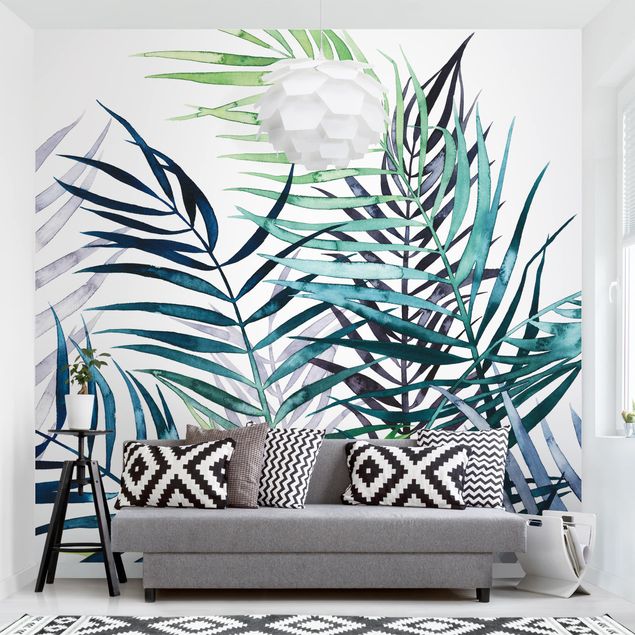 Dekoracja do kuchni Egzotyczne liście - drzewo palmowe