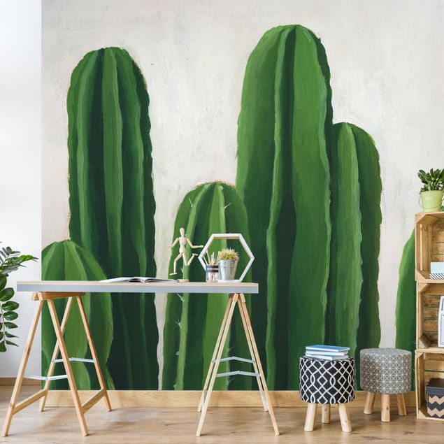Tapeta zielona Ulubione rośliny - Kaktus