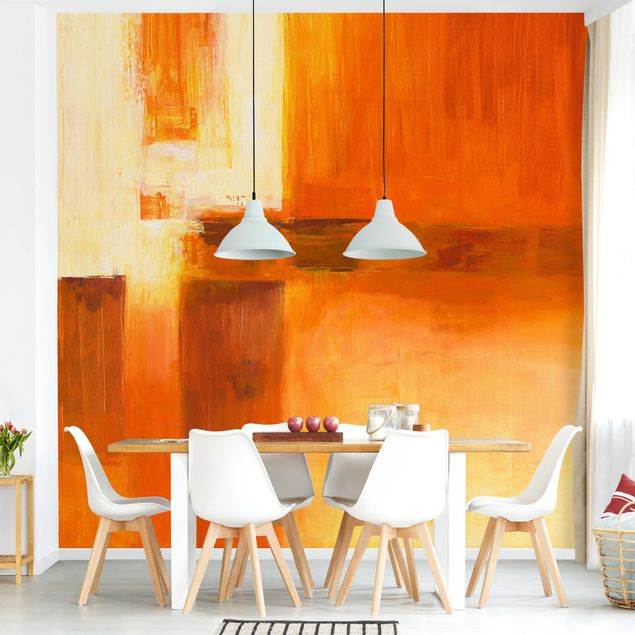 Dekoracja do kuchni Petra Schüßler - Kompozycja w kolorach pomarańczowym i brązowym 01