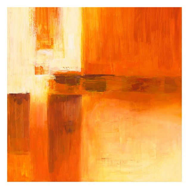 Fototapeta - Petra Schüßler - Kompozycja w kolorach pomarańczowym i brązowym 01