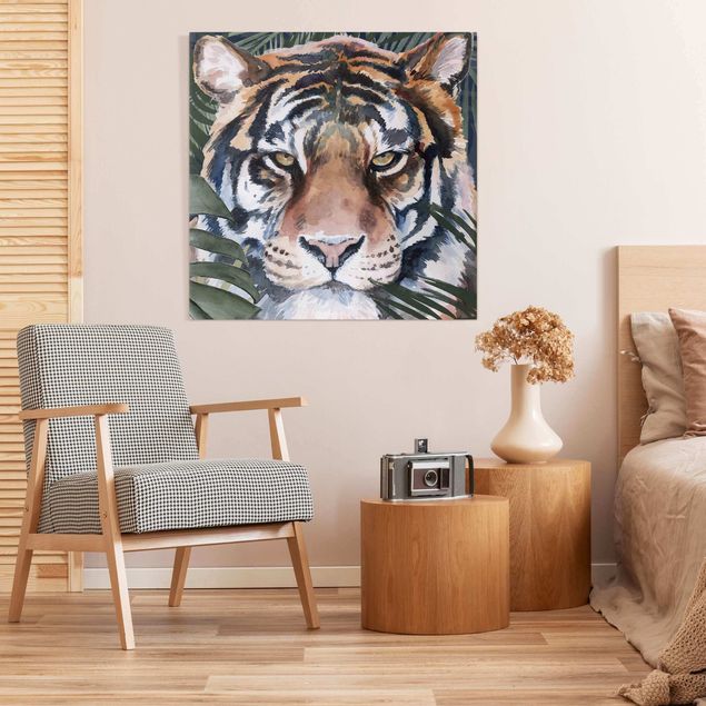 Obrazy ze zwierzętami Tiger In The Jungle