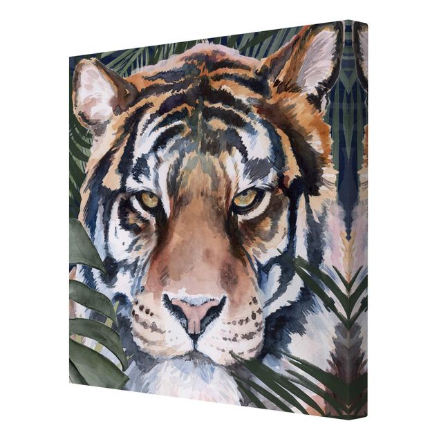 Obrazy na płótnie kot Tiger In The Jungle