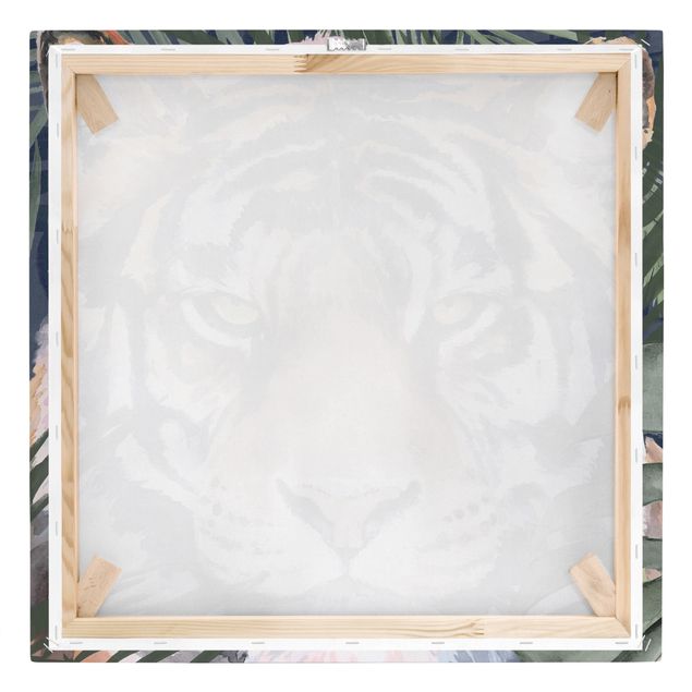 Zielony obraz Tiger In The Jungle
