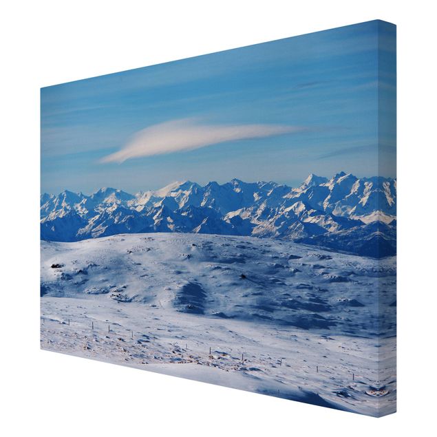 Obrazy na płótnie góra Śnieżny świat gór