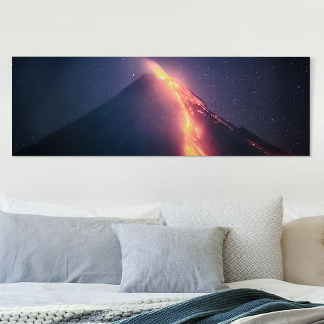 Obrazy do salonu Erupcja wulkanu