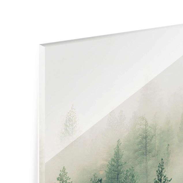 Obrazy na ścianę krajobrazy Las we mgle Przebudzenie