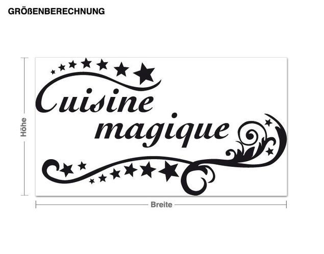 Dekoracja do kuchni Cuisine magique