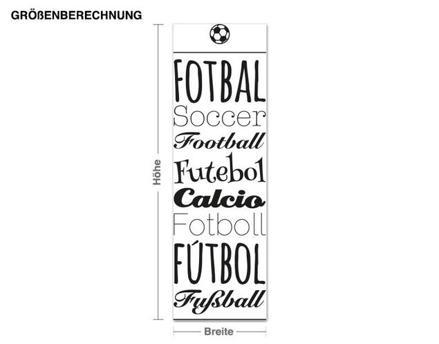 Autocolantes de parede futebol Międzynarodowa piłka nożna