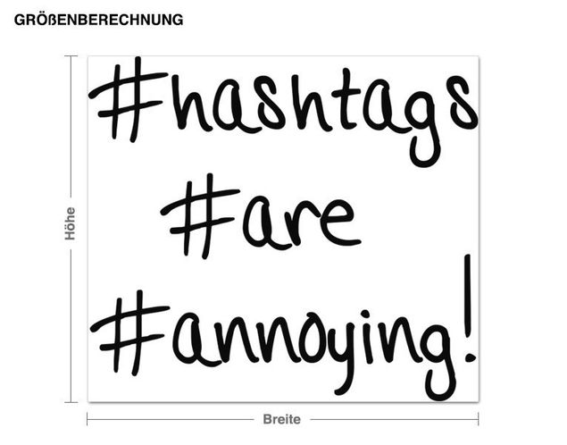 Dekoracja do kuchni hashtagi są denerwujące!