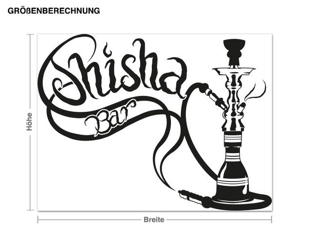 Dekoracja do kuchni Shisha bar