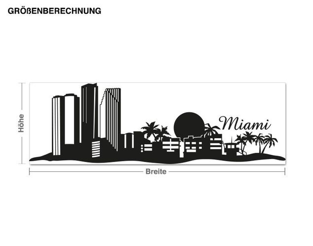 Dekoracja do kuchni Skyline Miami