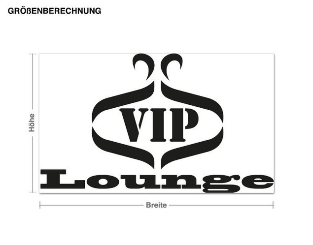 Naklejka na ścianę - VIP Lounge