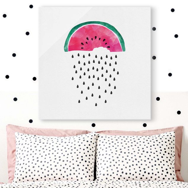 Obrazy owoc Deszcz arbuzów
