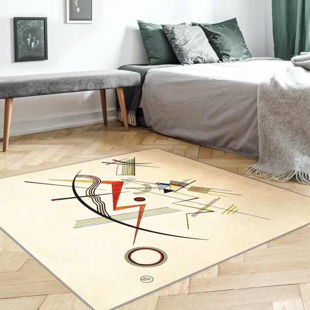 kremowy dywan do salonu Wassily Kandinsky - Annual Gift