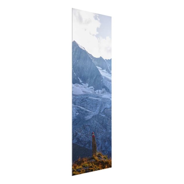 Obrazy na szkle krajobraz Waymarking w Alpach