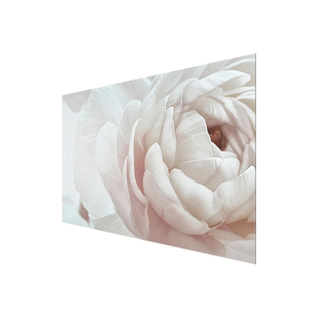 Obraz różowy Biały kwiat w morzu kwiatów