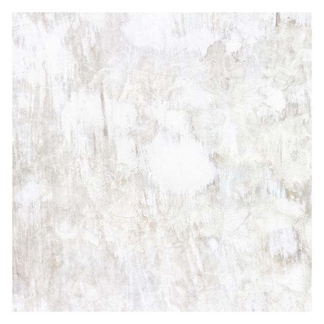 Fototapeta - Biały Shabby Beton malowany na ścianie