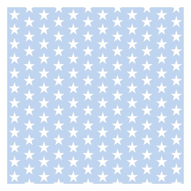 Tapeta - Białe gwiazdy na niebieskim tle