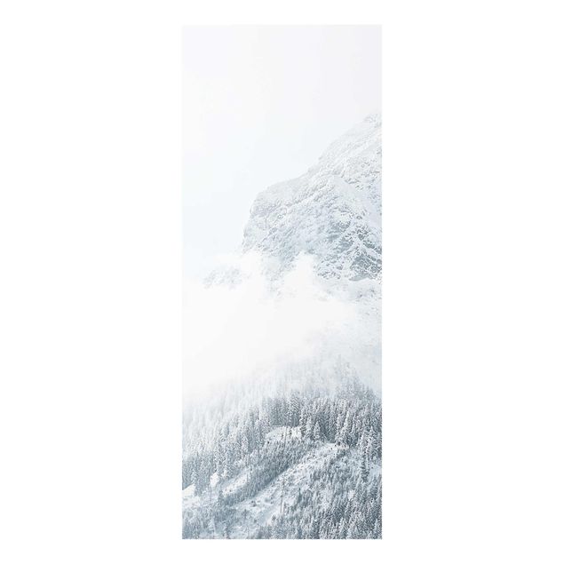 Obrazy do salonu nowoczesne Biała mgła w górach