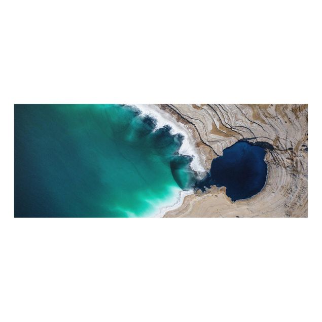 Obrazy na szkle plaża Zatoka Dzikiego Wybrzeża w Izraelu