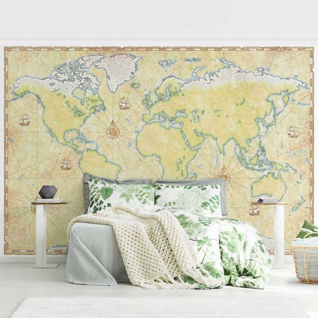 Zielone tapety Mapa świata