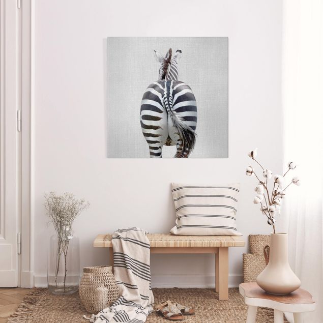 Obrazy do salonu Zebra From Behind